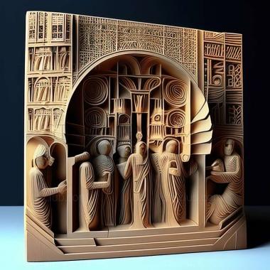 3D model Art of Liof Iranian architects (STL)